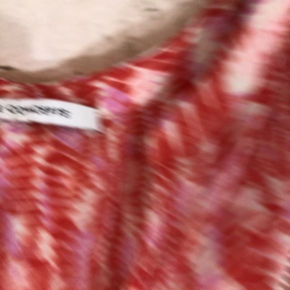 Collective concepts coral chiffon blouse - Picture 7 of 9